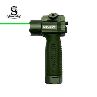 SiRiUSTAC VGC OD Green 1600 Lumen LED Fore Handheld Flashlight & Green Laser