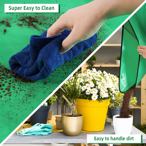 Repotting Mat for Indoor Plant Transplanting and Mess Control 27"X 27" Thickened - Picture 6 of 12