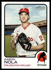 2022 Topps Heritage #319 Aaron Nola    Philadelphia Phillies