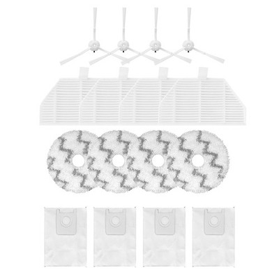 Side Brush Filter Wipes Dust Bag Vacuum Cleaner Accessories for EVA Sweeper