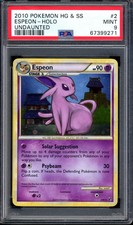 2010 Pokémon HG & SS Undaunted Espeon-Holo #2 PSA 9 MINT