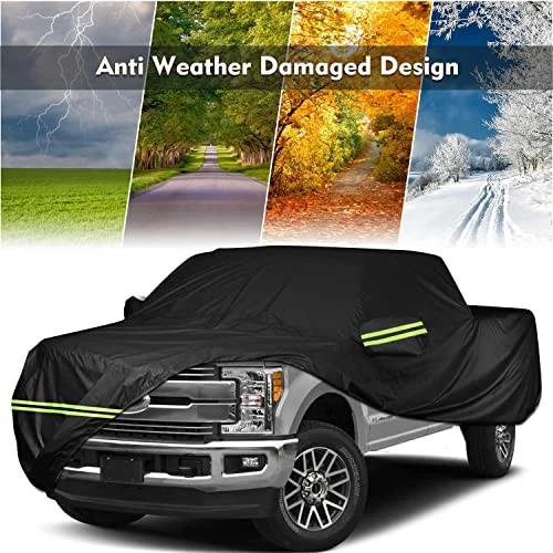 For Ford F250 F350 2015-2023 Waterproof Car Cover All Weather 210T Windproof Foto 2 de 4