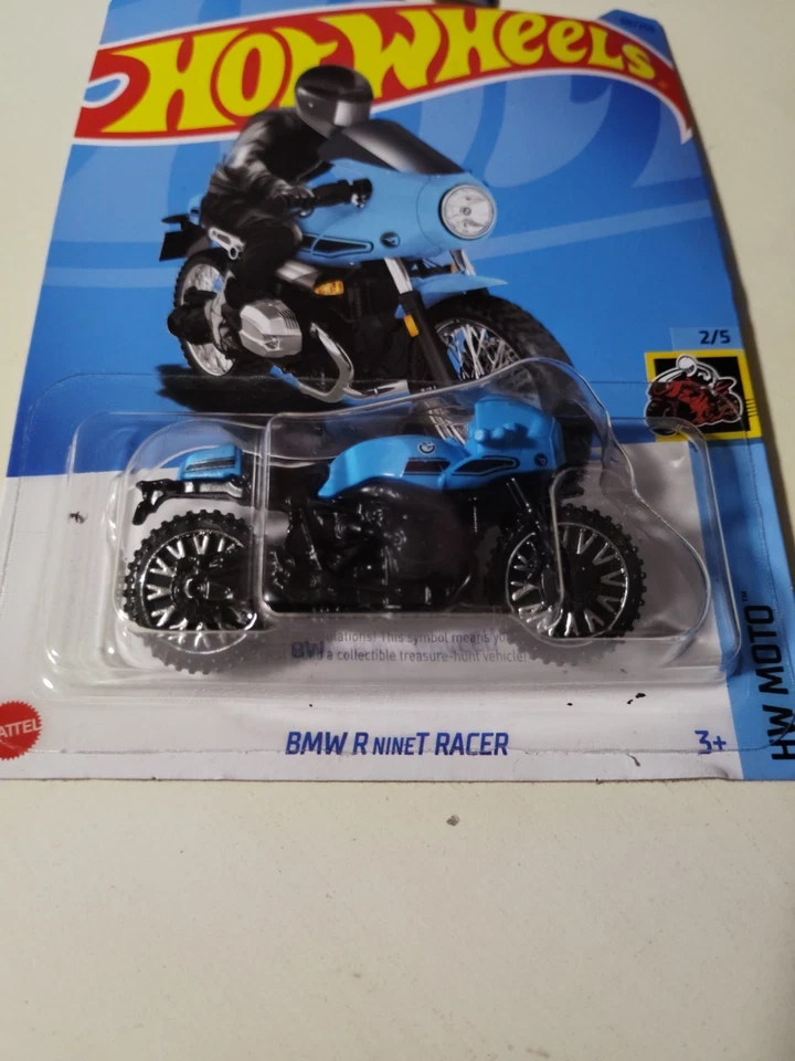 BMW R Nine T Racer 2021 serie Treasure Hunt 1/64 Hot Wheels Foto 3 de 3