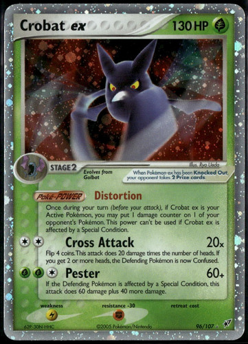 Crobat ex 96/107 ex Deoxys 2005 NM Pokemon
