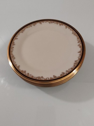 Set Of Four Vintage Lenox China Eclipse Salad Plates