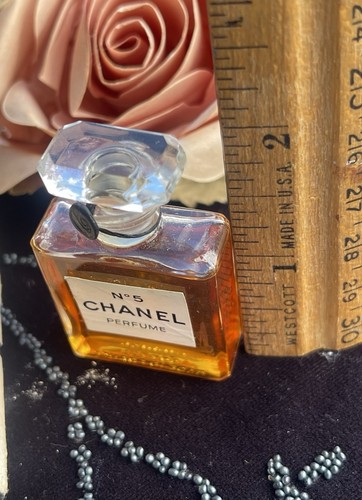 Vintage Chanel No 5 Extrait Pure Perfume Size 9 - HANDCORDED Seal PREBAR - Picture 2 of 5