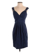 Bisou Bisou Blue Cocktail Dress Women's Size 4 