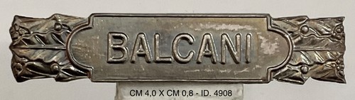 CROCE ROSSA ITALIANA BALCANI RE VITTORIO EMANUELE III° BARRETTA ARGENTO REGNO - Picture 1 of 6