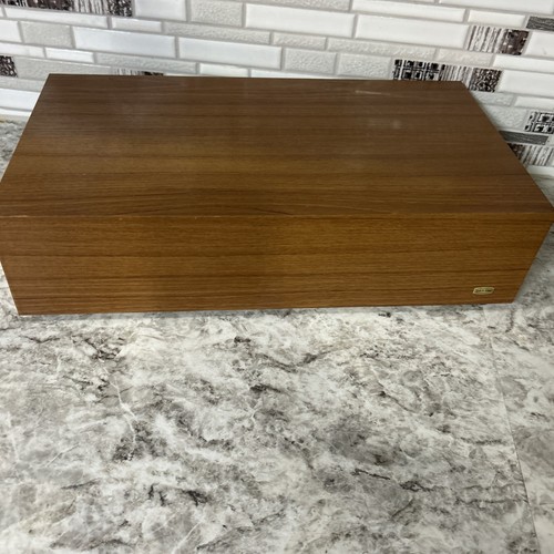 Vintage Cassette Tape Holder Storage - 3 Drawer Cabinet - Faux Wood - Holds 30 - Picture 8 of 8