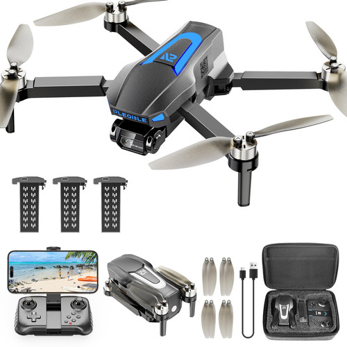 Drones with Camera for Adults 4K, Brushless Motor Drone for Kids Beginners, F...