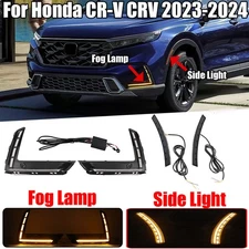 LED DRL Daytime Running Light Fog Lamp & Side Light For Honda CR-V CRV 2023-2024