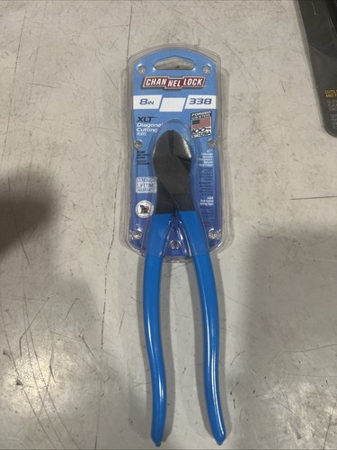 CHANNEL LOCK XLT 338 8in DIAGONAL CUTTING PLIERS - BRAND NEW
