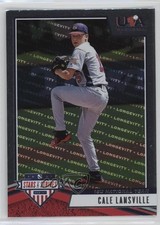 2019 Panini USA Baseball Stars & Stripes Longevity Cale Lansville #58 0a3
