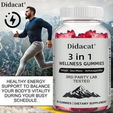 3 In1 Gummie Balanced Endurance Balances Mood Body Function 60 Gummy