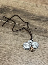 Longaberger 2003 Father's Day Pocket Change Basket Tie On Made In USA