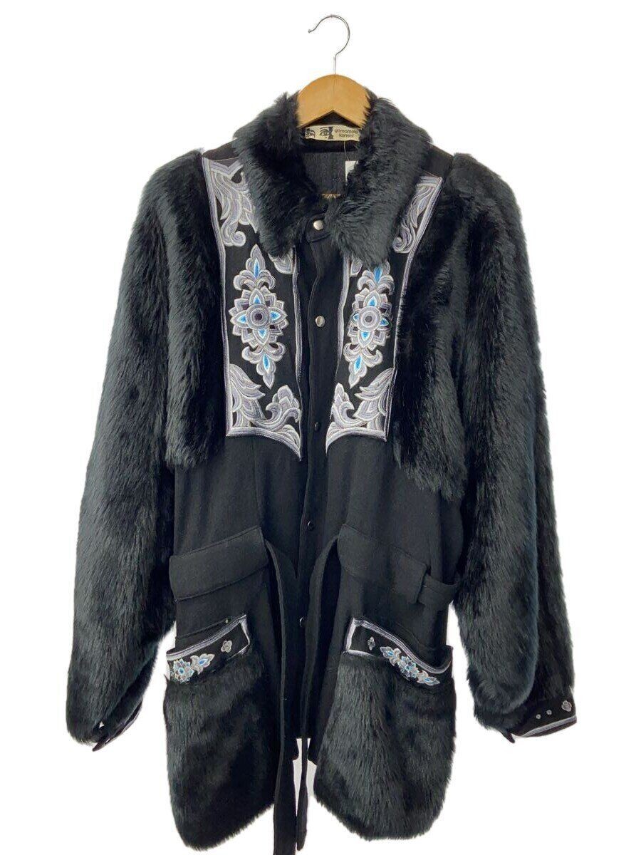 ALTRA Kansai Yamoto altro cappotto etichetta facciale vintage nera usata