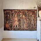 6.8ft x 4.3ft French JP Pansu medieval renaissance tapestry horizontal castleco