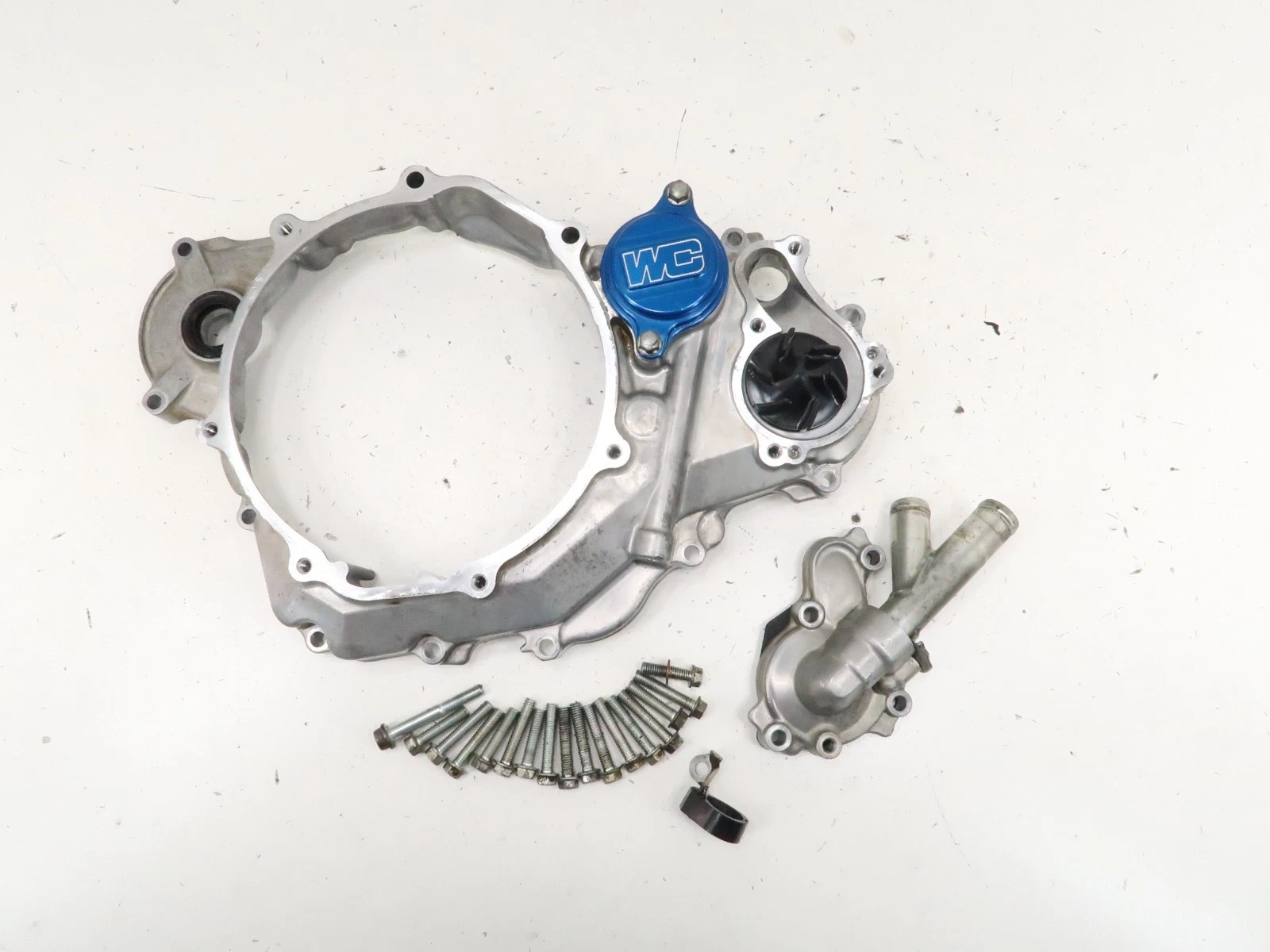 Yamaha YZ450F - Stock Inner Clutch Side Cover w/ Water Pump - 2014 YZ450 OEM