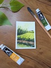 ACEO watercolor painting. Original Landscape — photo 5