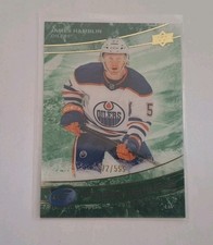 2022-23 UPPER DECK ICE JAMES HAMBLIN ICE PREMIERES ROOKIE CARD RC GREEN /599
