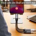 Anspruchsvolle Aluminiumlegierung USB C auf 3 5 mm Audio Stecker Anpassung