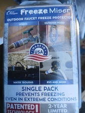 Freeze Miser - Outdoor Faucet Freeze Protection | Durable Replacement for Fau...