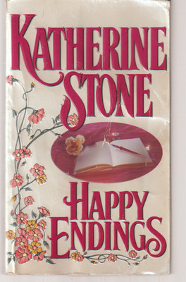 Happy Endings Zebra 1995 Katherine Stone Romance Reading Copy Waved Pages