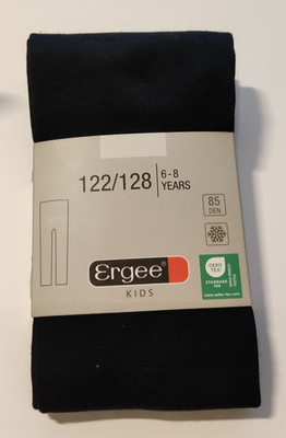 Mädchen Thermoleggings Thermo Leggings mit Innenfleece schwarz 85DEN   NEU