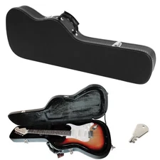 Glarry Flat Surface Special Shape ST Electric Guitar Hard Shell Case