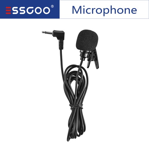 ESSGOO 3.5mm Microphone Car Stereo Bluetooth Enabled Audio DVD External Mic GPS - Picture 2 of 9