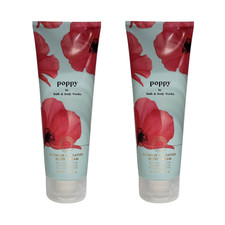 2 NEW Bath Body Works Poppy Ultimate Hydration Body Cream,8 oz