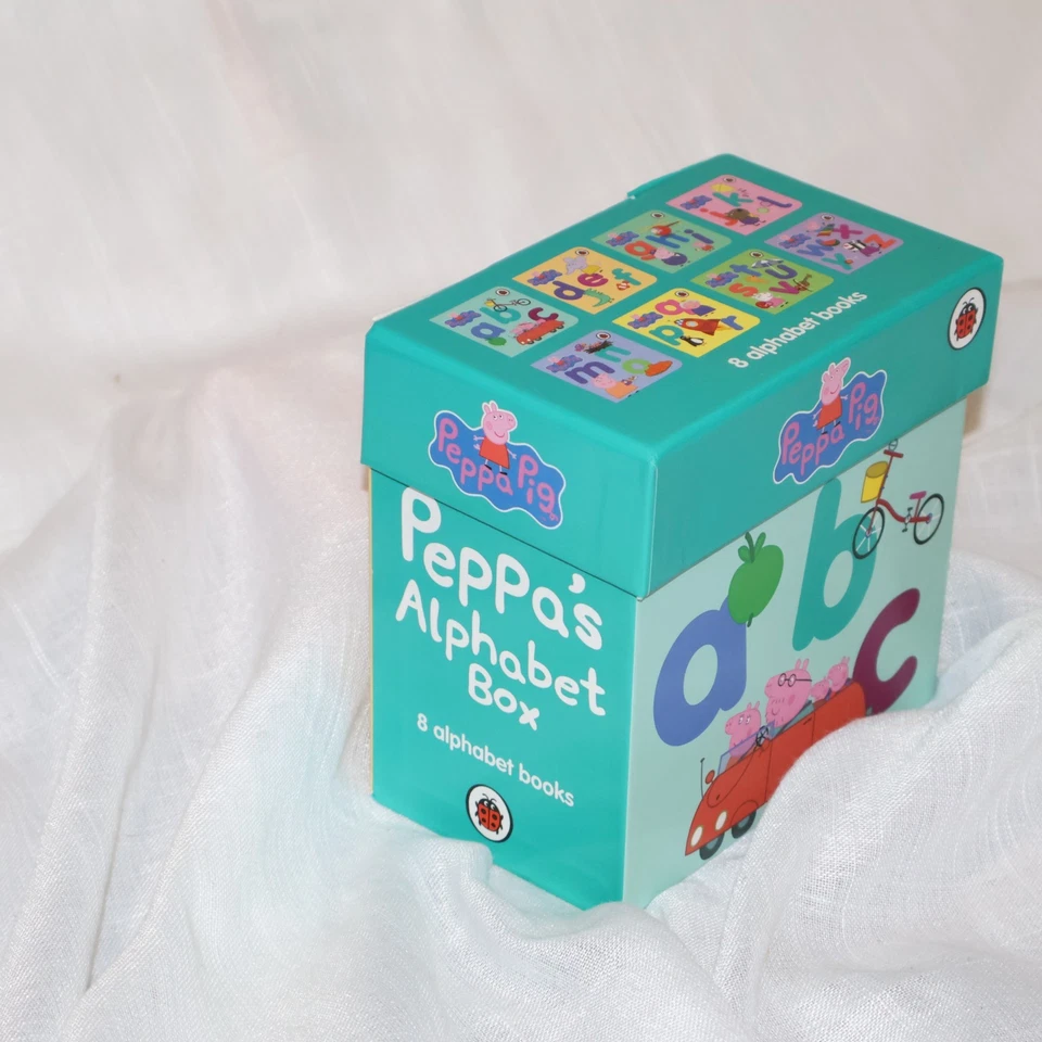 Peppa Pig Alphabet Board Books, Boxed Set Of X8 Books - Image 4 of 4