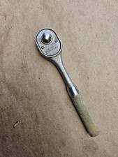 Vtg Penens Corp C-10 3/8" Drive Ratchet Made In USA 1950s Knurled Plomb Proto
