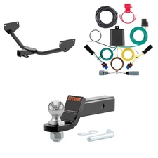 CURT Tow Package Trailer Hitch With Wiring, 45036 Ball Mount Pin & Clip, 13585