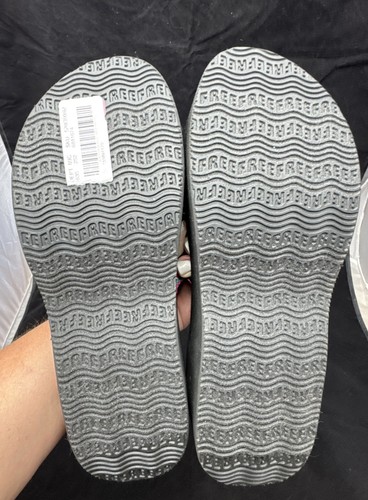 WOMENS REEF BLACK/MALIBU SANDY HI PLATFORM FLIP FLOP BEACH SANDALS SIZE 8 NWT - Picture 6 of 6