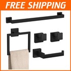 SUS 304 Stainless Steel Wall-Mounted Bathroom Hardware Set - Stylish & Durable