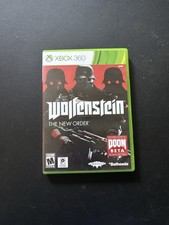 Wolfenstein: The New Order (Microsoft Xbox 360, 2014) COMPLETE 4 Discs Tested