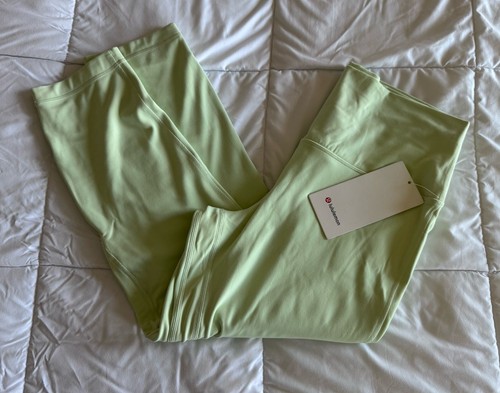 New Lululemon Align High-Rise Crop 23" Size 12 Capri LW6BGLS KOGR Green NWT - Picture 8 of 9
