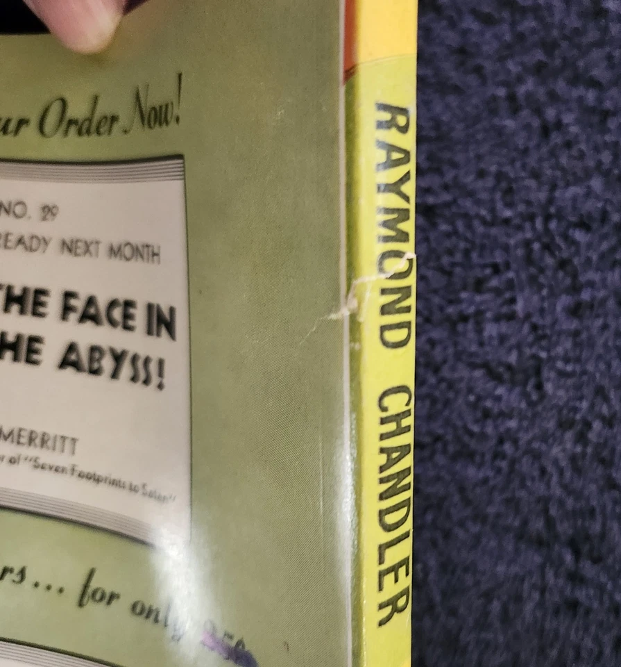 1945 Five Sinister Characters Raymond Chandler Avon Murder Mystery Monthly #28 - Image 3 of 4