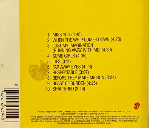 ROLLING STONES Sticky Fingers, Exile, R & R, Goats Head, Black & Blue Some Girls - Bild 15 von 15