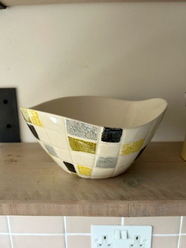  Large Mosaic Bowl - Jessie Tait - Midwinter Stylecraft mid century modern vgc  - Picture 1 of 15
