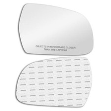 New Replacement Mirror Glass with Full Size Adhesive for Audi A3 A4 A5 S4 S5