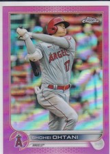 SHOHEI OHTANI 2022 Topps Chrome RARE PINK $$ REFRACTOR Los Angeles Angel Dodgers