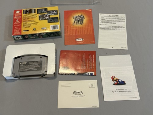 John Romero's Daikatana (Nintendo 64, 2000) N64 CIB COMPLETO Caja Manual Tarjeta Reg - Imagen 2 de 13