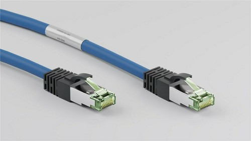 5x kabel krosowy CAT 8.1, S / FTP (PiMF), niebieski; kabel krosowy CAT 8.1, S / FTP (PiMF), bla - Zdjęcie 5 z 7