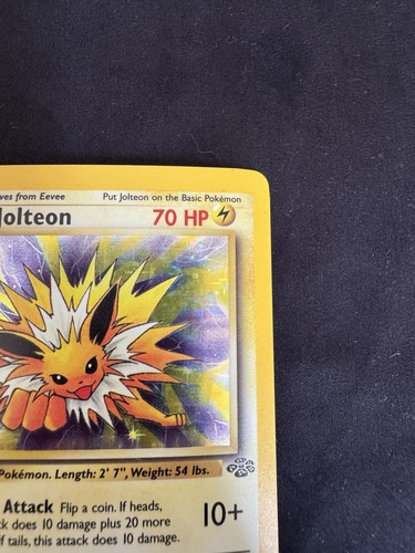 Pokemon Jolteon | Jungle | 1st Edition | HOLO | Rare | 20/64 | 1999 MP - Picture 3 of 12