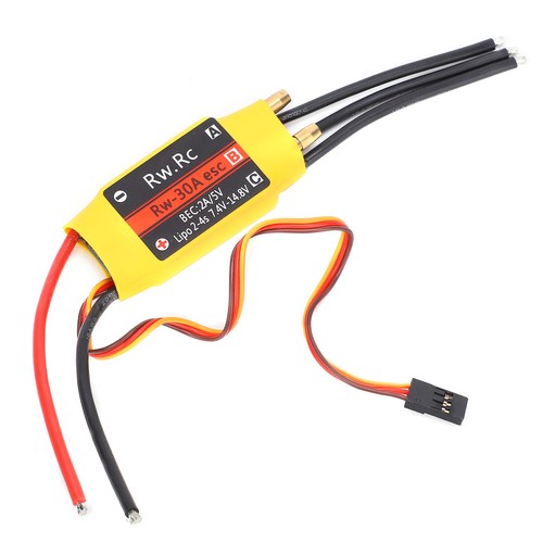 30A ESC Brushless Water Cooling Electric Speed Controller ESC For RC Boat GF - Bild 3 von 15