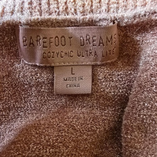 Barefoot Dreams Cozy Chic Ultra Lite Dockside Pointelle Pullover Sweater Comfort - Picture 5 of 7