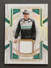 2025 National Treasures Racing Sheet Metal #RUS-BKW Brad Keselowski Gold #04/10
