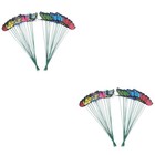 48 stücke pvc simulation libelle pfake künstliche libelle garten dekorationen